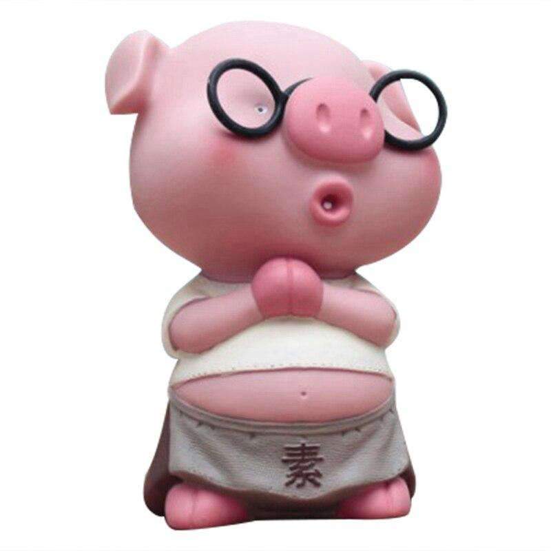 Grande Tirelire Cochon Fleurs – Tirelire Géante Rose Pour Enfants Et Adultes, 23 Cm