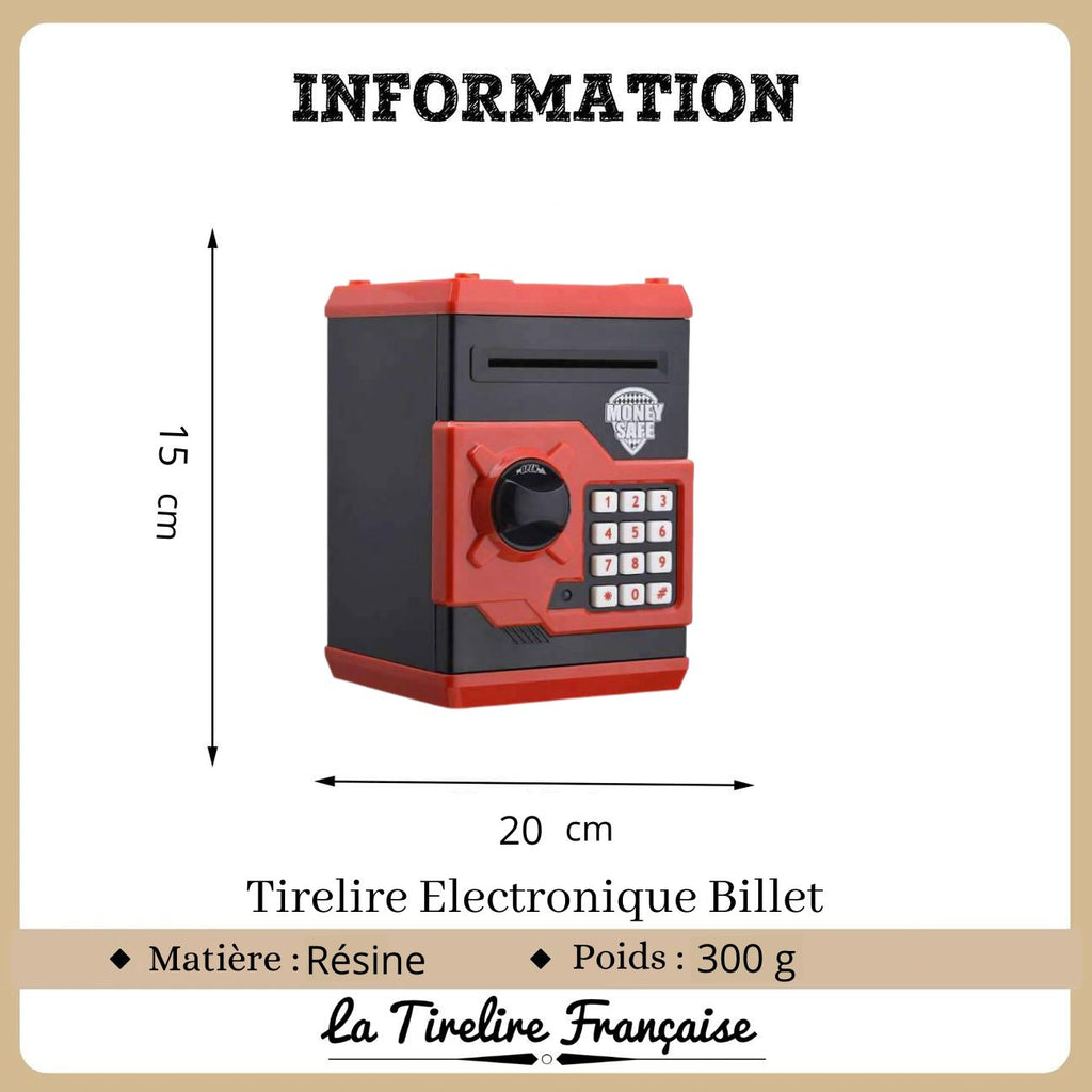 Tirelire Electronique Billet, La Tirelire Française